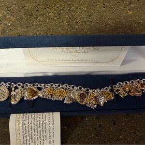The Bradford Exchange My Daughter, I Wish You Charm Bracelet